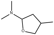 2-Furanamine,tetrahydro-N,N,4-trimethyl-(9CI) Struktur