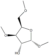 Methyl 3-O,5-O-dimethyl-α-D-xylofuranoside Struktur