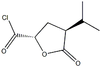 D-erythro-Pentonic acid, 5-chloro-2,3,5-trideoxy-2-(1-methylethyl)-5-oxo-, gamma-lactone (9CI) Struktur