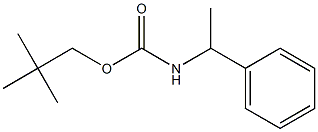 α-Methylbenzylcarbamic acid neopentyl ester Struktur