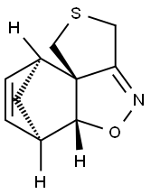 6,9-Methano-1H,3H,9H-thieno[3,4-c][1,2]benzisoxazole,5a,6-dihydro-,(5aR,6R,9S,9aS)-rel-(9CI) Struktur