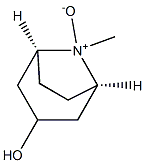 (1β,5β,8-syn)-3α-Hydroxy-8-methyl-8-azabicyclo[3.2.1]octane8-oxide Struktur