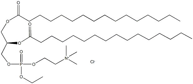 1,2-DipalMitoyl-sn-glycero-3-ethylphosphocholine, chloride L-1162 Struktur