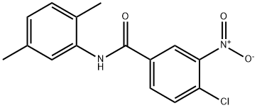 4-chloro-N-(2,5-dimethylphenyl)-3-nitrobenzamide Struktur