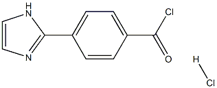 Benzoylchloride,4-(1H-iMidazol-2-yl)-,hydrochloride(1:1) Struktur