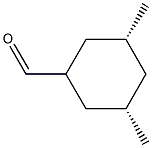 Cyclohexanecarboxaldehyde, 3,5-dimethyl-, (3R,5S)-rel- (9CI) Struktur