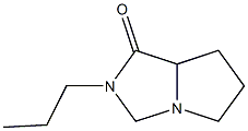 1H-Pyrrolo]1,2-c]imidazol-1-one,hexahydro-2-propyl-(8CI) Struktur