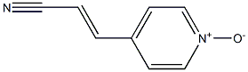 2-Propenenitrile,3-(1-oxido-4-pyridinyl)-(9CI) Struktur