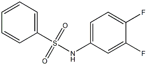 N-(3,4-difluorophenyl)benzenesulfonamide Struktur