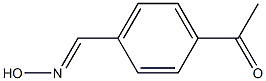 Benzaldehyde, 4-acetyl-, 1-oxime (9CI) Struktur