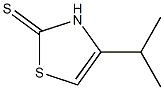 2(3H)-THIAZOLETHIONE,4-(1-METHYLETHYL)-(9CI) 結(jié)構(gòu)式