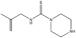 1-Piperazinecarbothioamide,N-(2-methyl-2-propenyl)-(9CI) Struktur