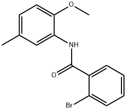 2-bromo-N-(2-methoxy-5-methylphenyl)benzamide Struktur