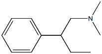 β-Ethyl-N,N-dimethylbenzeneethanamine Struktur