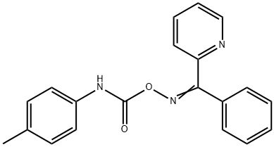 2-(phenyl{[(4-toluidinocarbonyl)oxy]imino}methyl)pyridine Struktur