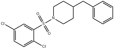 4-benzyl-1-[(2,5-dichlorophenyl)sulfonyl]piperidine Struktur