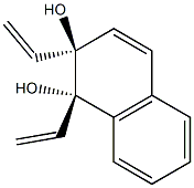 1,2-Naphthalenediol, 1,2-diethenyl-1,2-dihydro-, (1R,2R)-rel- (9CI) Struktur