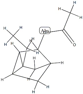 Tricyclo[2.2.1.02,6]heptan-3-ol, 1-ethyl-, acetate, stereoisomer (8CI,9CI) Struktur