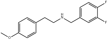 N-(3,4-difluorobenzyl)-2-(4-methoxyphenyl)ethanamine Struktur