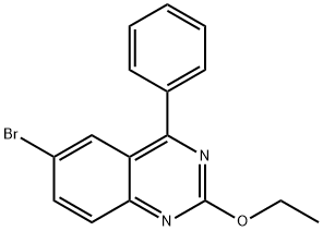 6-bromo-2-(ethyloxy)-4-phenylquinazoline Struktur