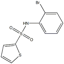 N-(2-bromophenyl)thiophene-2-sulfonamide Struktur