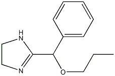 2-(α-Propoxybenzyl)-2-imidazoline Struktur