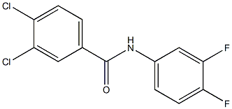 3,4-dichloro-N-(3,4-difluorophenyl)benzamide Struktur