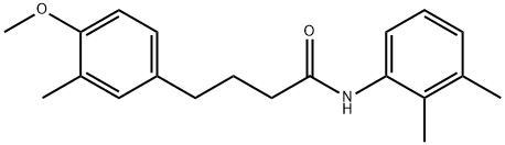 N-(2,3-dimethylphenyl)-4-(4-methoxy-3-methylphenyl)butanamide Struktur