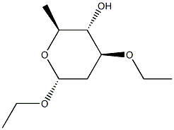 alpha-L-arabino-Hexopyranoside,ethyl2,6-dideoxy-3-O-ethyl-(9CI) Struktur