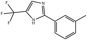 1H-IMidazole, 2-(3-Methylphenyl)-5-(trifluoroMethyl)- Struktur