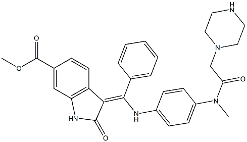 Nintedanib impurity I Struktur