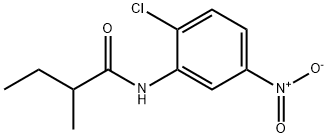 N-{2-chloro-5-nitrophenyl}-2-methylbutanamide Struktur