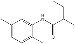 N-(2,5-dimethylphenyl)-2-methylbutanamide Struktur