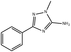 1-methyl-3-phenyl-1H-1,2,4-triazol-5-amine(SALTDATA: HCl H2O) Struktur