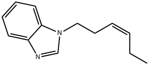 1H-Benzimidazole,1-(3Z)-3-hexenyl-(9CI) Struktur