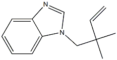 1H-Benzimidazole,1-(2,2-dimethyl-3-butenyl)-(9CI) Struktur