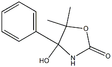 2-Oxazolidinone,4-hydroxy-5,5-dimethyl-4-phenyl-(8CI,9CI) Struktur