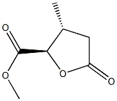 D-erythro-Pentaric acid, 3,4-dideoxy-3-methyl-, 5,2-lactone, 1-methyl ester Struktur