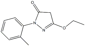 3H-Pyrazol-3-one,5-ethoxy-2,4-dihydro-2-(2-methylphenyl)-(9CI) Struktur