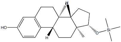 17β-(Trimethylsiloxy)estra-1,3,5(10)-trien-3-ol Struktur