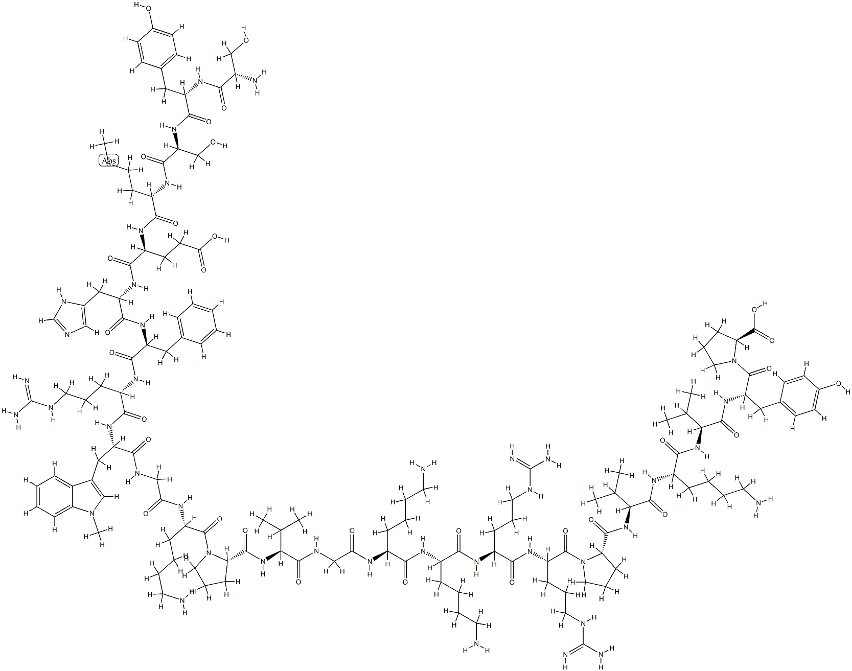 cosyntropin, 7-meTrp(9)- Struktur