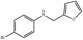 4-bromo-N-(furan-2-ylmethyl)aniline Struktur