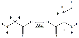 glycylserine copper(II) complex Struktur