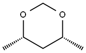 4α,6α-Dimethyl-1,3-dioxane Struktur