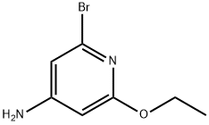 4-Pyridinamine,2-bromo-6-ethoxy-(9CI) Struktur