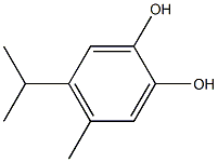 1,2-Benzenediol,4-methyl-5-(1-methylethyl)-(9CI) Struktur