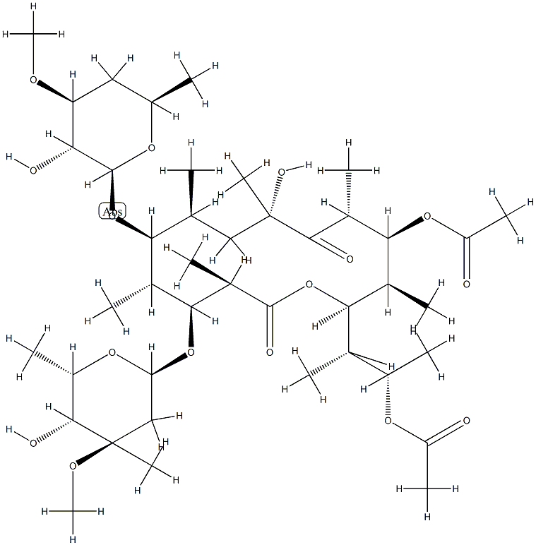 4'-O-Deacetyllankamycin 15-acetate Struktur