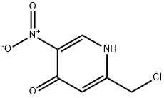 4(1H)-Pyridinone,2-(chloromethyl)-5-nitro-(9CI) Struktur