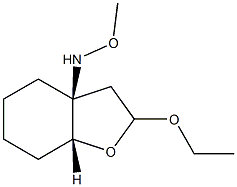 3a(4H)-Benzofuranamine,2-ethoxyhexahydro-N-methoxy-,(3aR,7aS)-rel-(9CI) Struktur