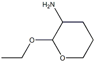 2H-Pyran-3-amine,2-ethoxytetrahydro-(9CI) Struktur